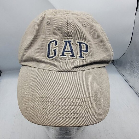 Gap Adults Medium Beige Cotton Baseball Hat Cap Adjustable Casual Outdoors - Picture 1 of 11